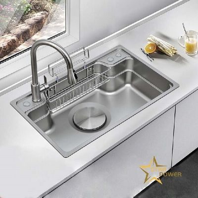 جودة  304 Stainless Steel Kitchen Sink Machine for Modern Kitchens with Large Capacity مصنع