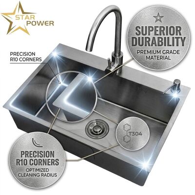 سعر جيد 15 Inch Round Undermount Bar Sink SUS304 20 Gauge Stainless Steel with Basket Strainer الانترنت