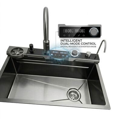 سعر جيد 32 Inch Undermount Double Bowl Kitchen Sink 50/50 SUS304 16 Gauge with Bottom Grids online