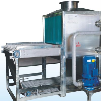 خط غسيل المعدات المعدنية عالي السرعة 265kw 2.5t/H معدات غسيل أدوات الطبخ تدفق العمل الماء الناعم