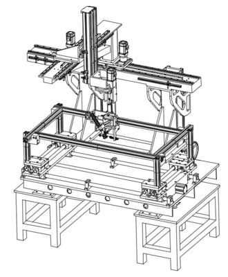 قوية متعددة المحاور CNC حافة الداخلية لحام آلة خاصة لمهام الحام معقدة