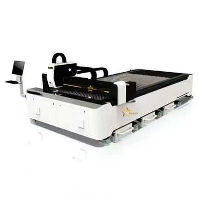 لا تشوه لا حفرة دقة ليزر قطع آلة منصة واحدة 3KW دقة ليزر CNC قطع آلة