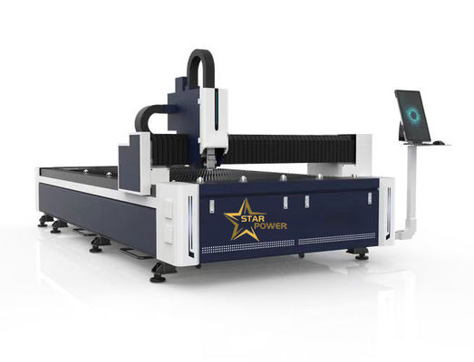 لا تشوه لا حفرة دقة ليزر قطع آلة منصة واحدة 3KW دقة ليزر CNC قطع آلة