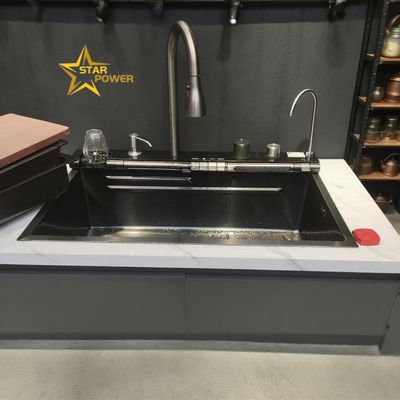 Grey Stainless Steel Kitchen Sink Partition 11kg Load Capacity