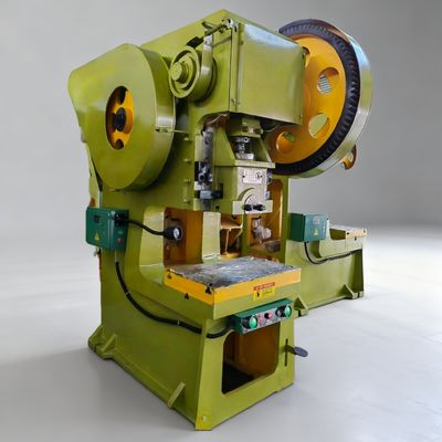 آلة التثقيب بوزن 250 طن من سلسلة J23، مكبس ميكانيكي مع ضغط اسمي 400 كيلو نيوتن لثقب المعادن