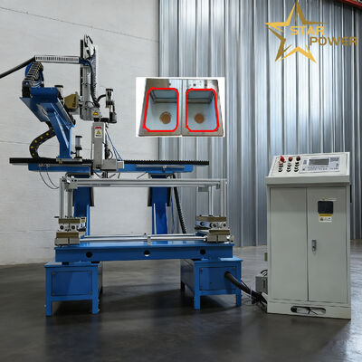 آلة لحام الحوض من الفولاذ المقاوم للصدأ بتحكم CNC مع مصراع هوائي وتوتر 220 فولت لألواح الحوض المصنوعة يدوياً