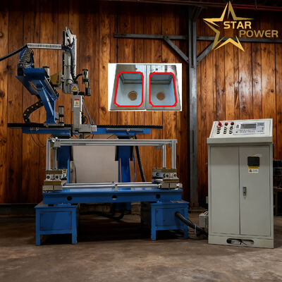 آلة لحام أوتوماتيكية CNC مسطحة رباعية الجوانب عالية الكفاءة مع وصلة متزامنة رباعية المحاور وتحكم دقيق في الاندماج للصفائح 0.8-4.0 مم