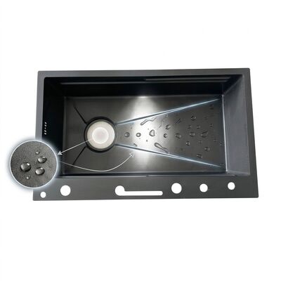 سعر جيد 34 Inch Undermount Double Bowl Kitchen Sink 50 50 SUS304 16 Gauge Zero Radius الانترنت